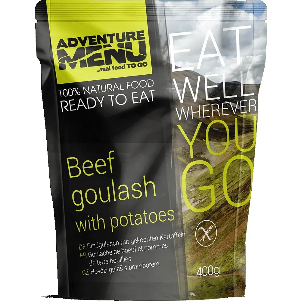 Adventure Menu Hovädzí guláš so zemiakmi Adventure Menu