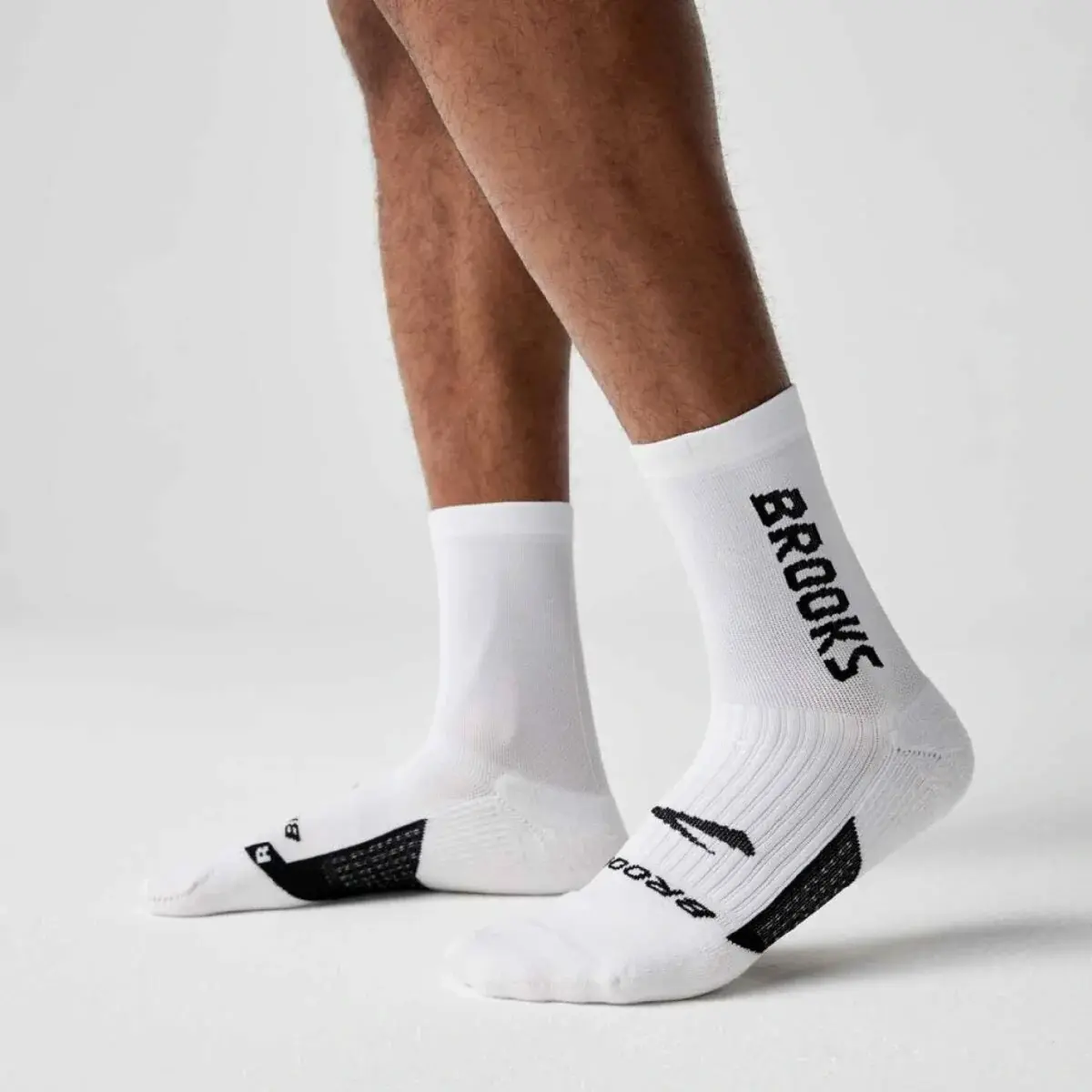 Brooks Bežecké ponožky Brooks Ghost Crew biela