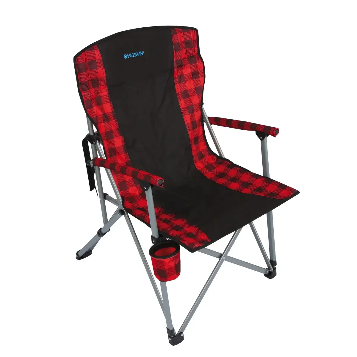 Husky Kempingové kreslo Husky Moat black/red