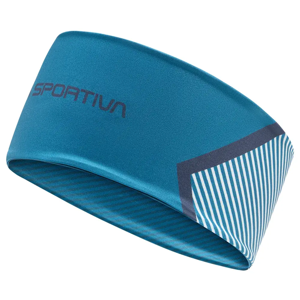La Sportiva Čelenka La Sportiva Flow Headband lake/chalk