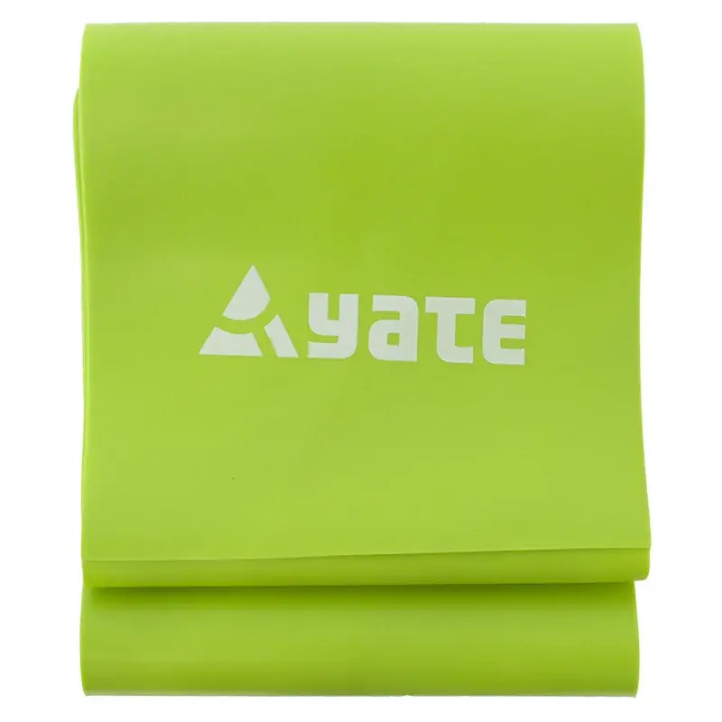 Yate Cvičebný pás Yate Fit Band 120 x 12 cm tuhý, zelená