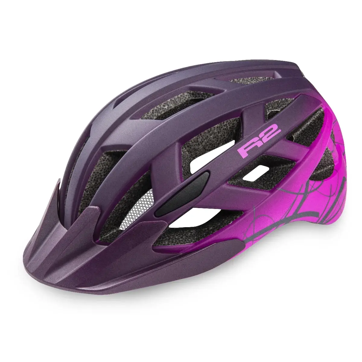 Cyklistická prilba R2 Lumen ATHV18N fialová