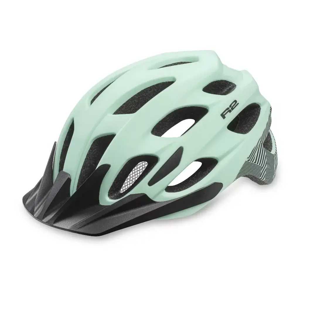 R2 Cyklistická prilba R2 CLIFF mint zelená, čierna