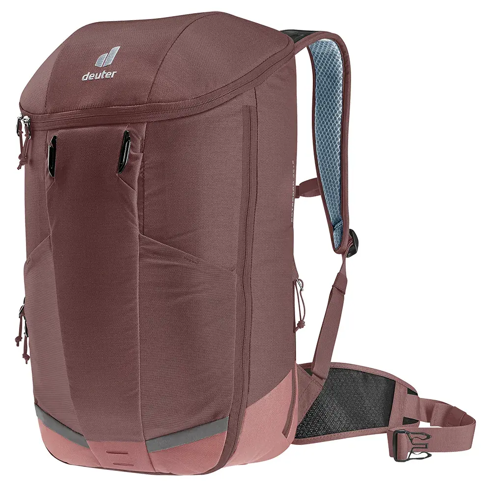 Cyklistický batoh Deuter Rotsoord 25+5 raisin-caspia