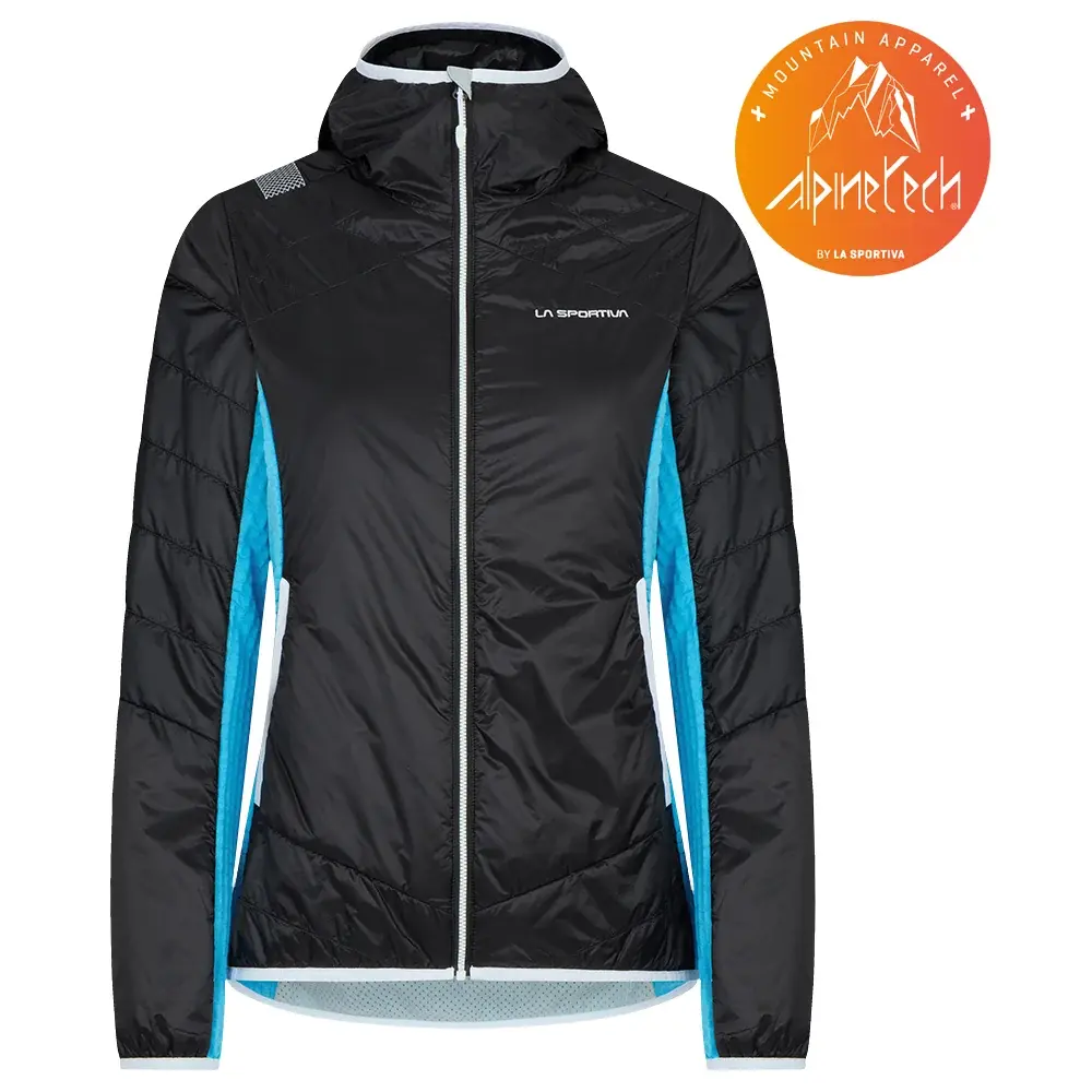 La Sportiva Dámska bunda La Sportiva Aequilibrium Insulation Hoody black/malibu blue