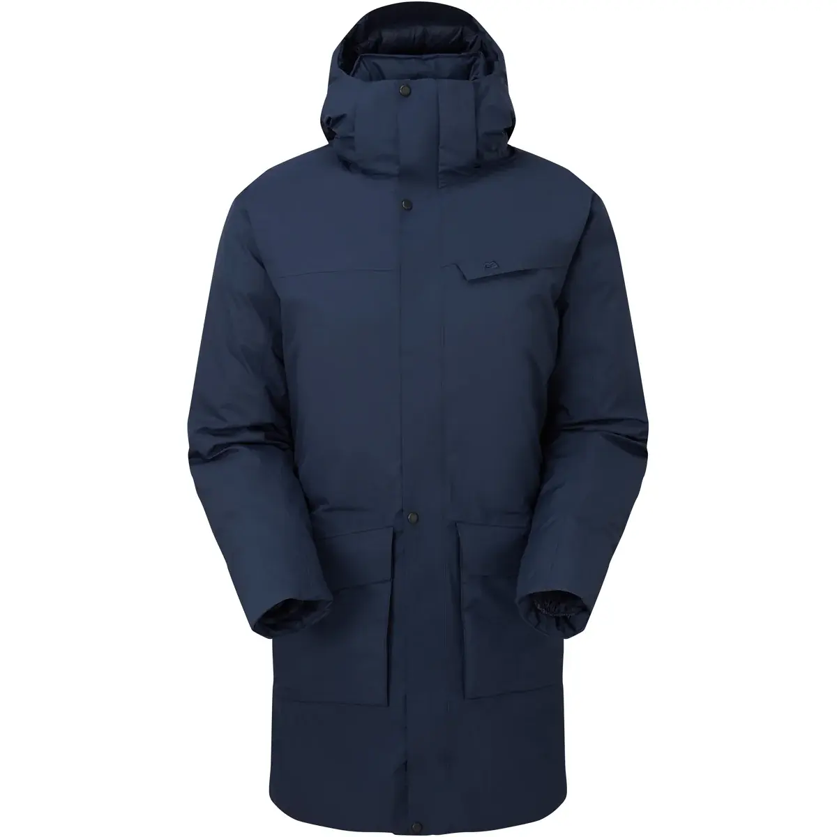 Mountain Equipment Dámska dlhá páperová bunda Mountain Equipment W's Altai Parka Cosmos