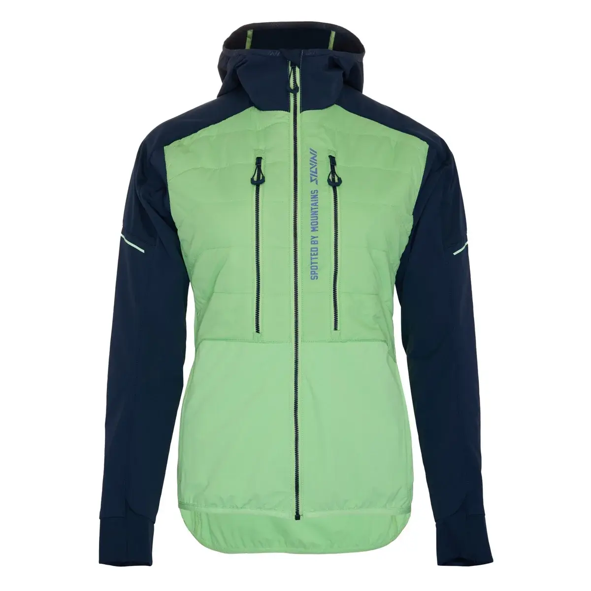 Silvini Dámska bunda Silvini WJ2516 Asprino green-navy