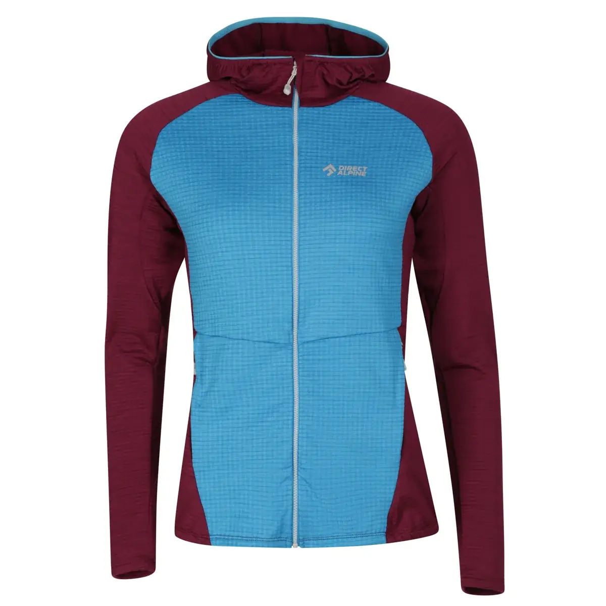 Direct Alpine Dámska fleecová mikina Direct Alpine SELLA HOOD LADY ocean/cherry