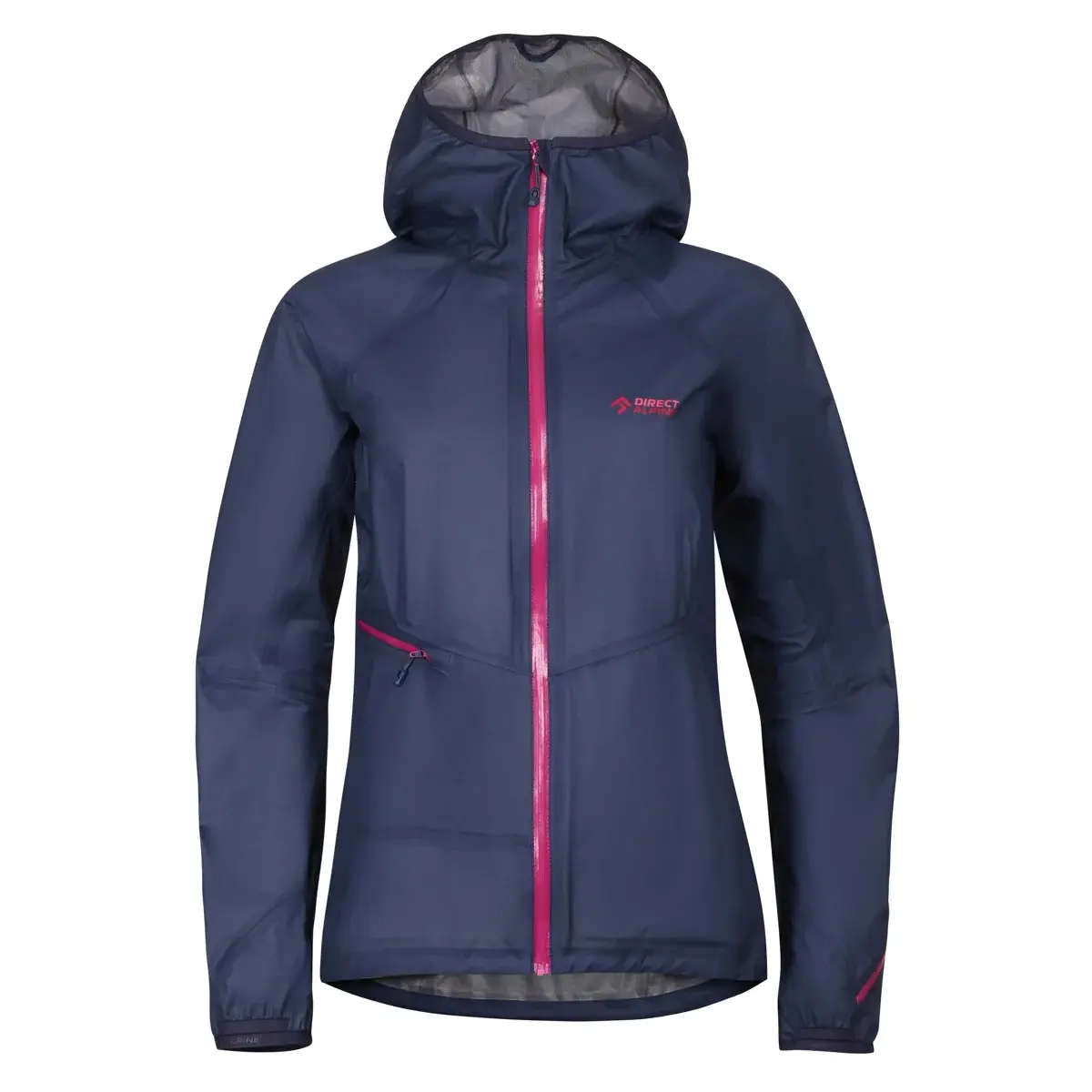 Direct Alpine Dámska hardshellová bunda CYCLONE LADY navy/orchid