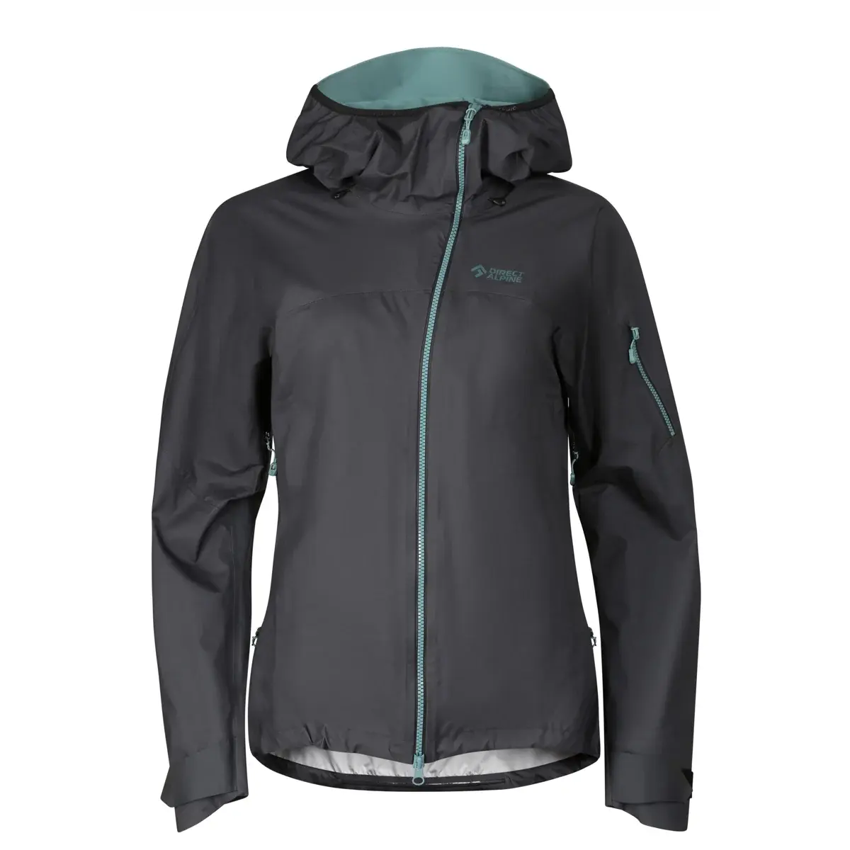 Direct Alpine Dámska hardshellová bunda Direct Alpine GUIDE LADY anthracite/arctic