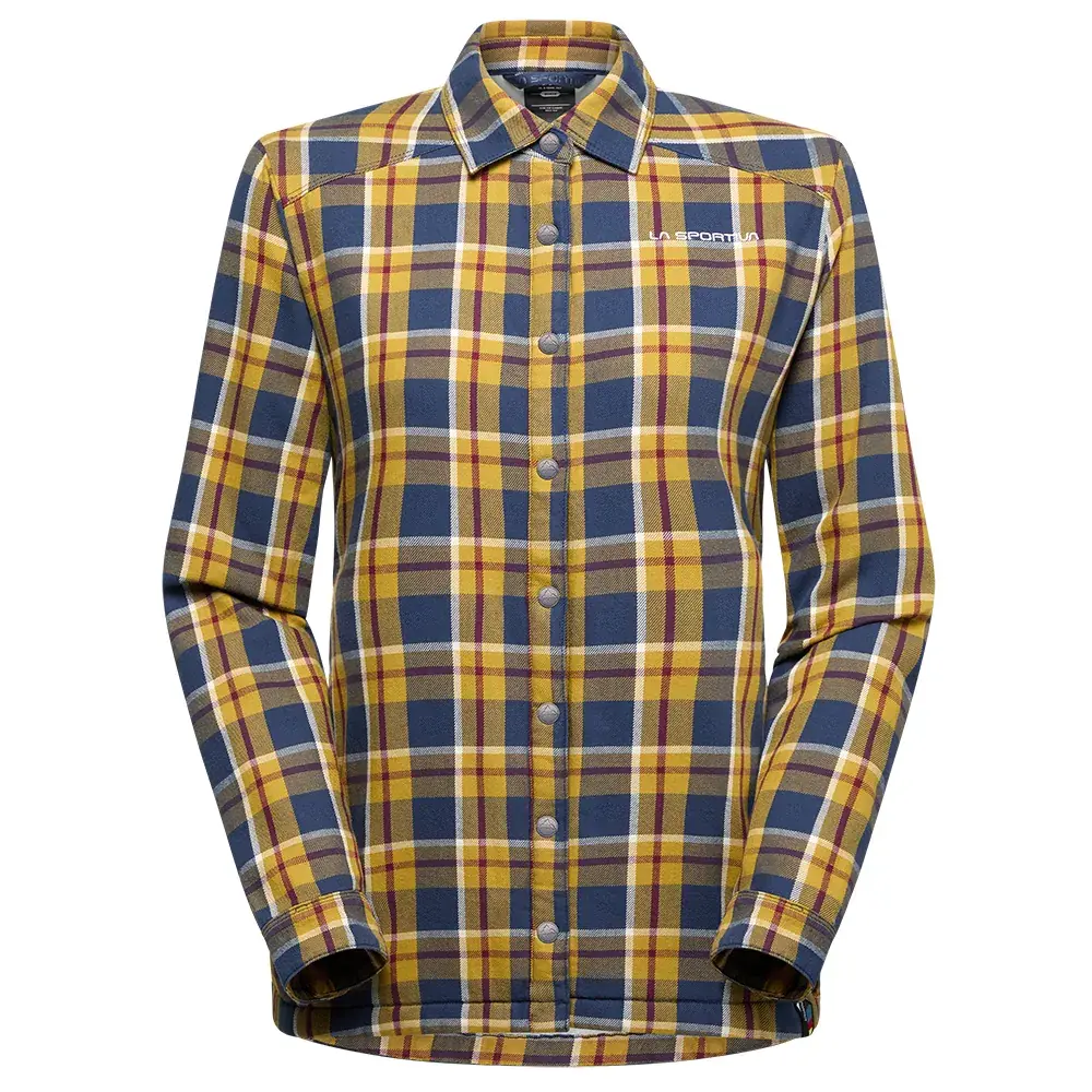 La Sportiva Dámska košeľa La Sportiva Rambler Lined Flannel Shirt night sky/chalk