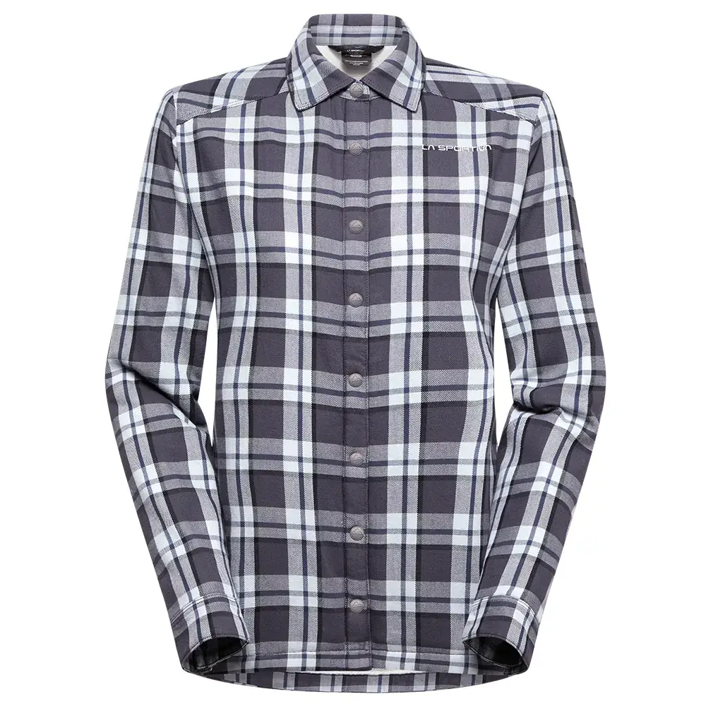 La Sportiva Dámska košeľa La Sportiva Rambler Lined Flannel Shirt onyx/chalk