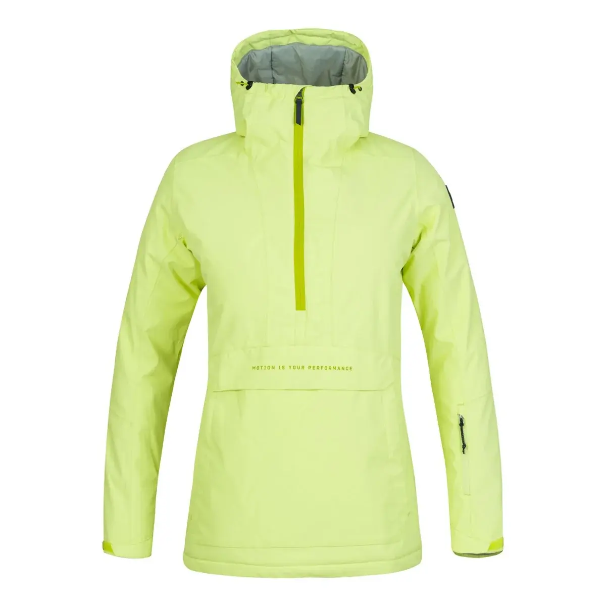 Dámska lyžiarska bunda Hannah Megie Sunny lime