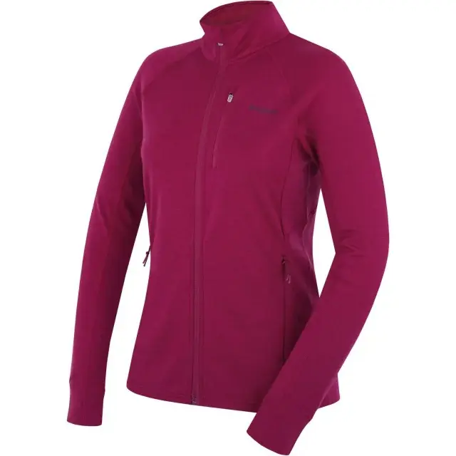Dámska merino mikina Husky Alou L dk. magenta