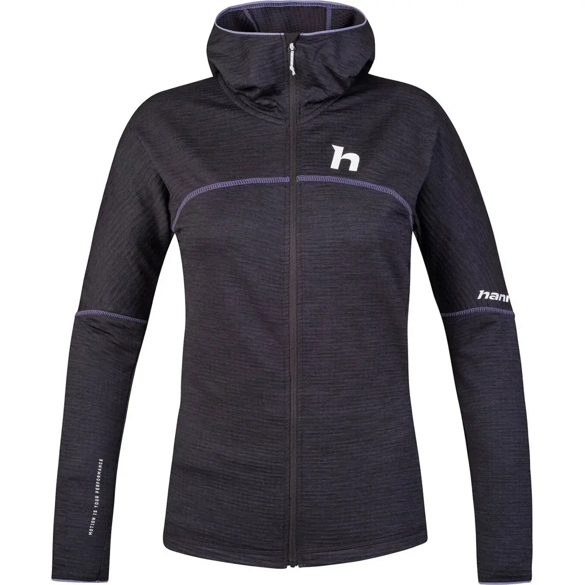 Dámska mikina Hannah Meda Hoody anthracite mel