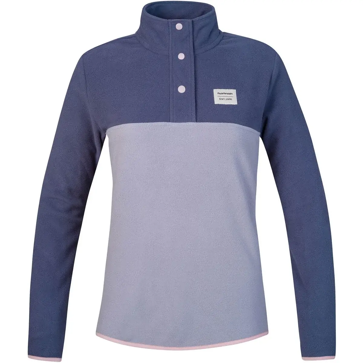 Hannah Dámska fleece mikina Hannah Nuka graystone/quicksilver
