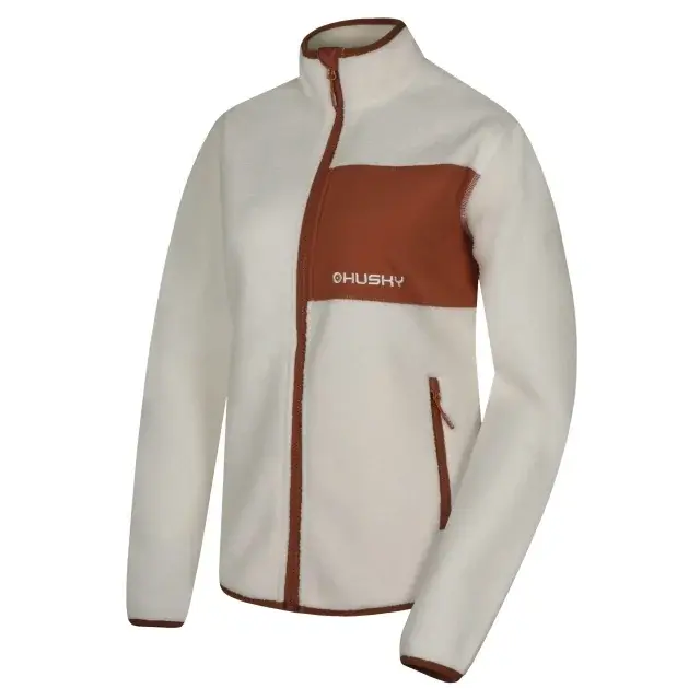 Dámska mikina Husky Addy zips L beige