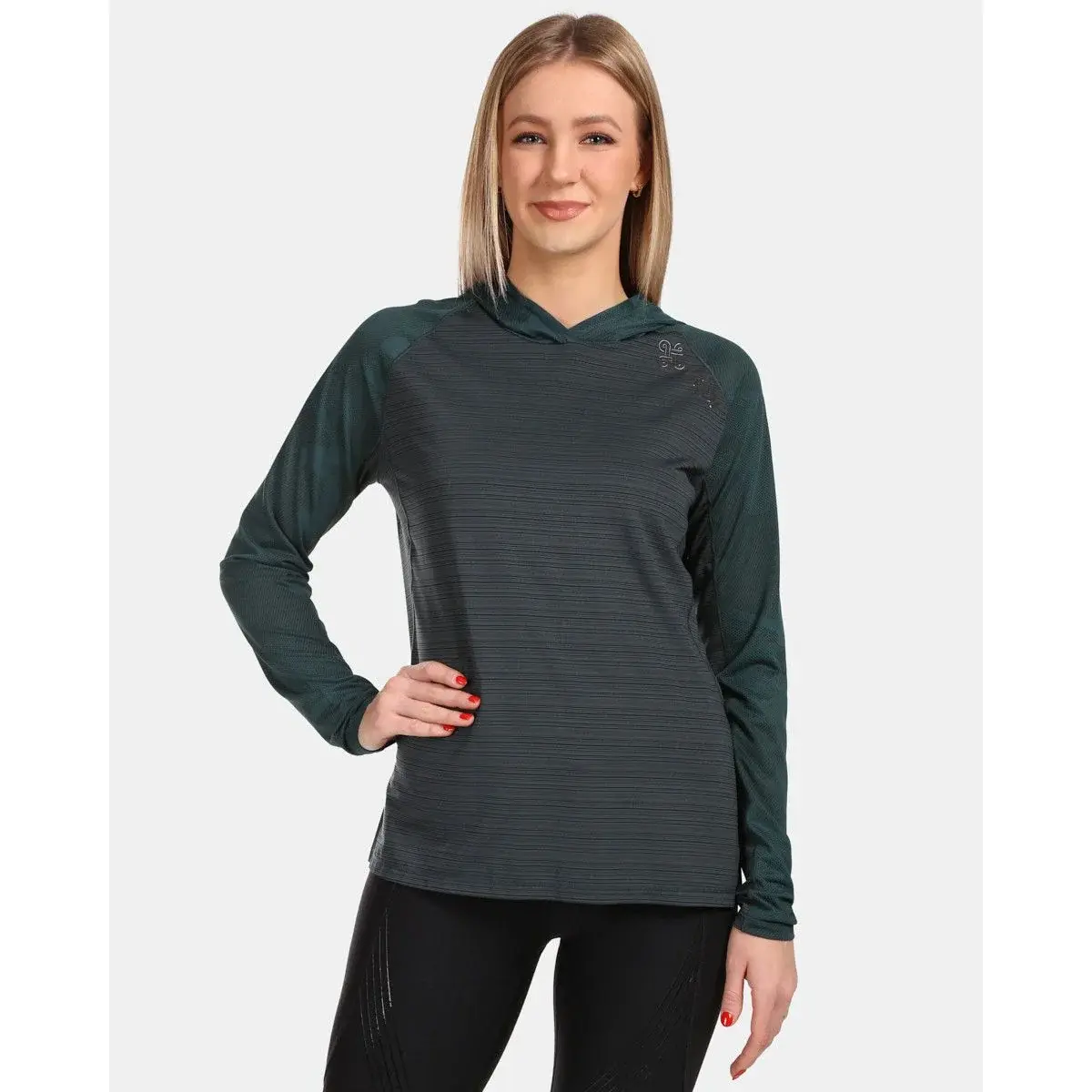 Kilpi Dámska športová mikina Kilpi Aileen-W dark green