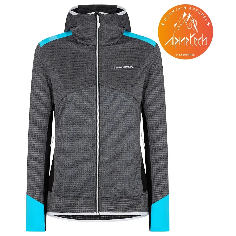 La Sportiva Dámska mikina La Sportiva Aequilibrium Thermal Hoody black/malibu blue