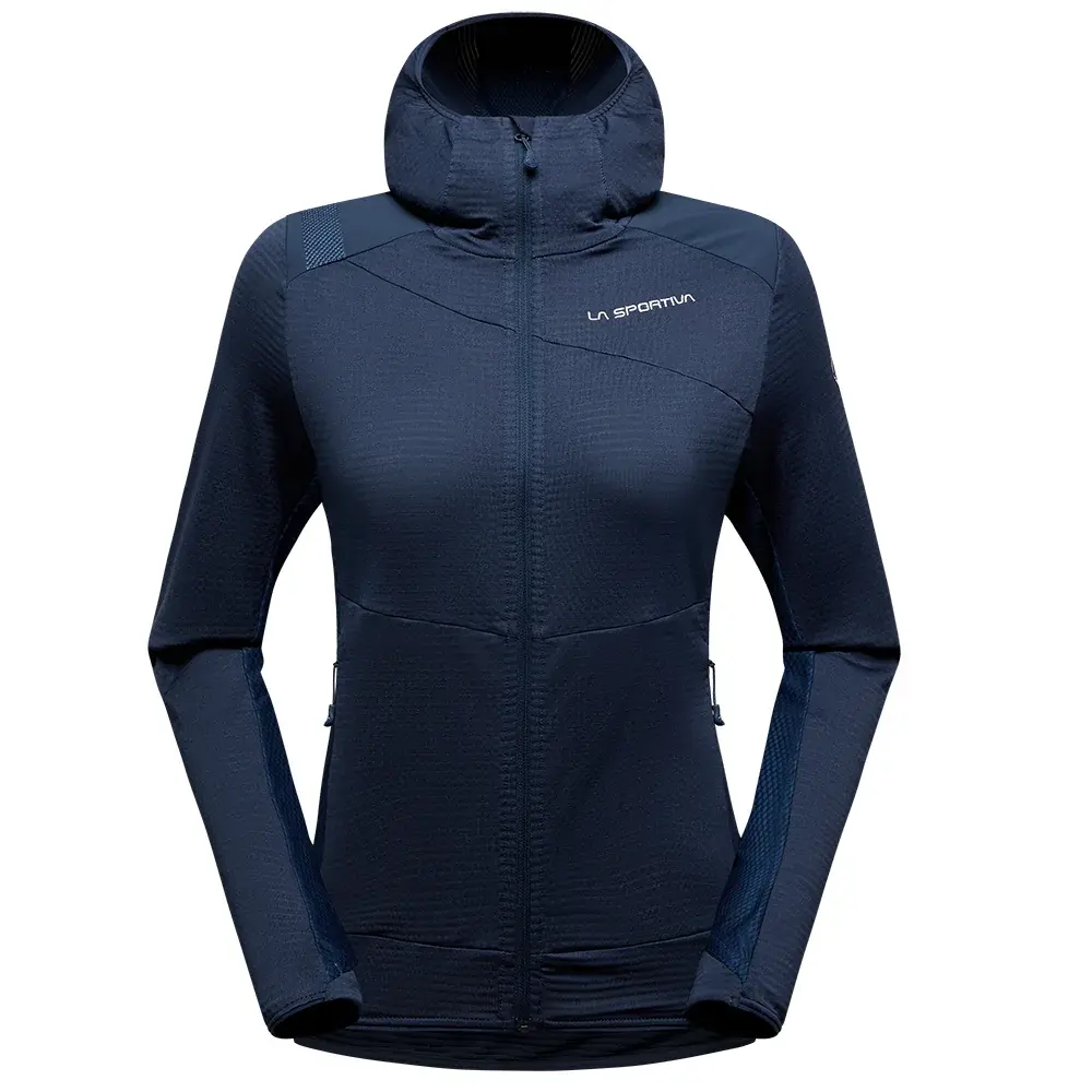 La Sportiva Dámska mikina La Sportiva AEQUILIBRIUM THERMAL HOODY night sky/chalk