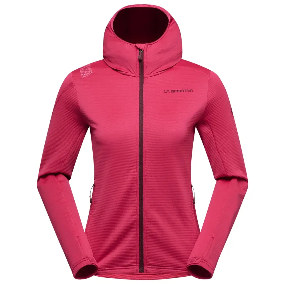 La Sportiva Dámska mikina La Sportiva CHILL THERMAL HOODY azalea/redwood