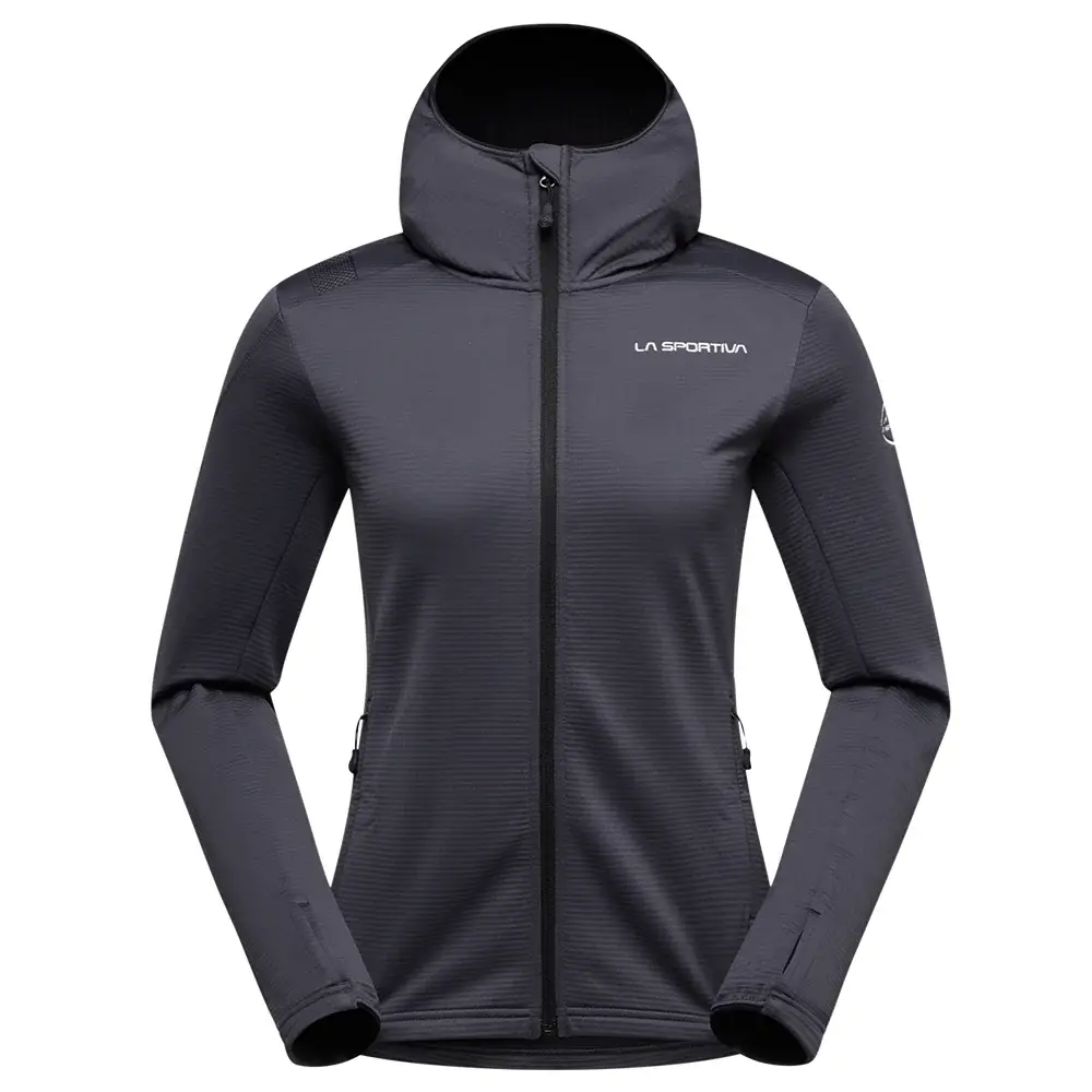 La Sportiva Dámska mikina La Sportiva CHILL THERMAL HOODY onyx/chalk