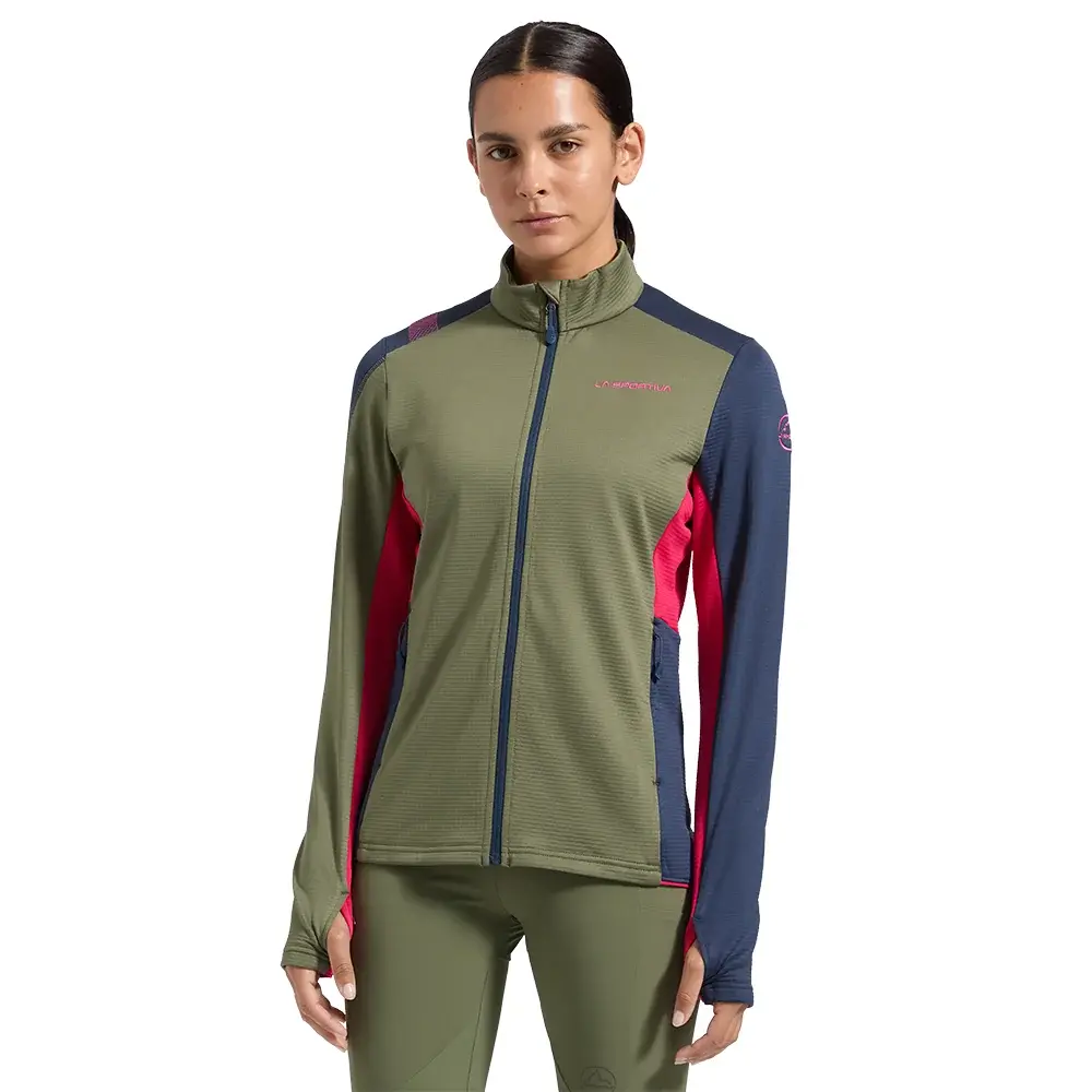 La Sportiva Dámska mikina La Sportiva CHILL THERMAL JKT chalk/night sky