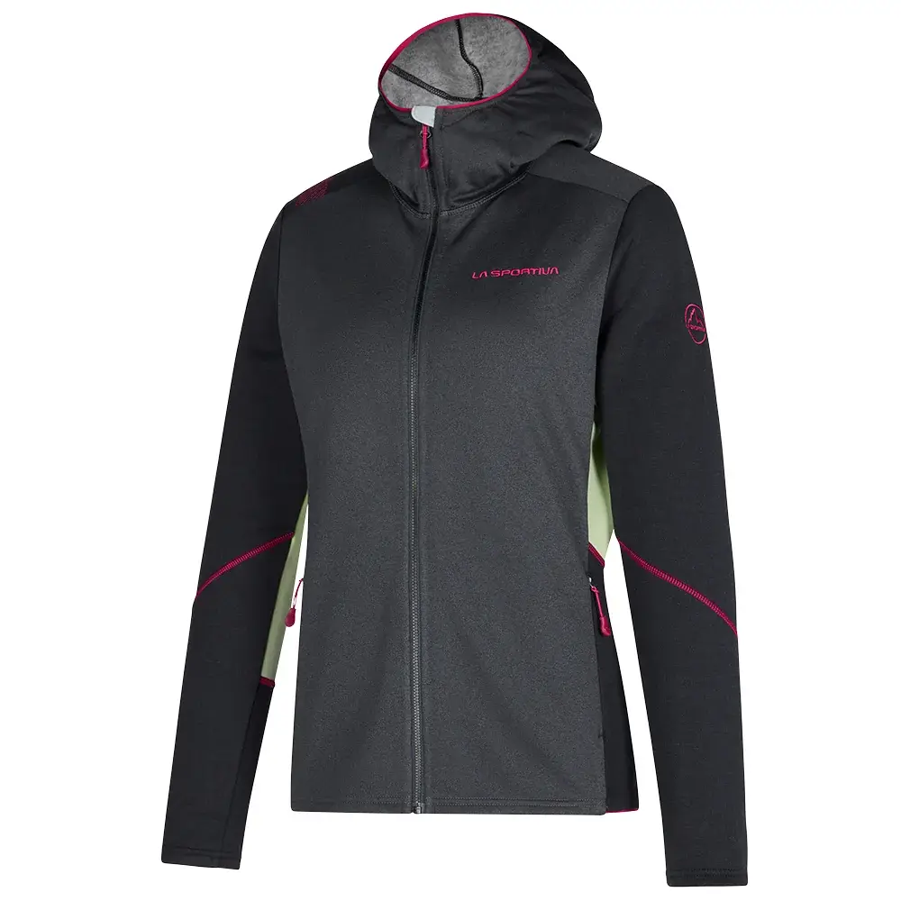 Dámska mikina La Sportiva Cosmic Hoody Carbon/Celadon