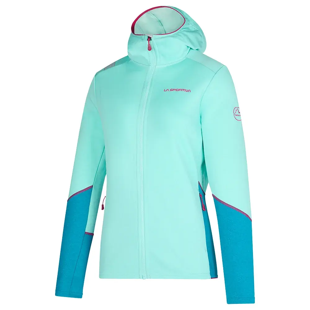 Dámska mikina La Sportiva Cosmic Hoody Turquoise/Crystal