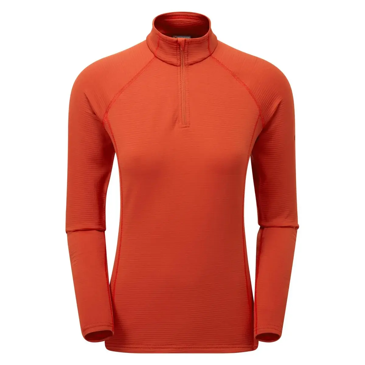Montane Dámska mikina Montane Protium Lite Pull-On Saffron red