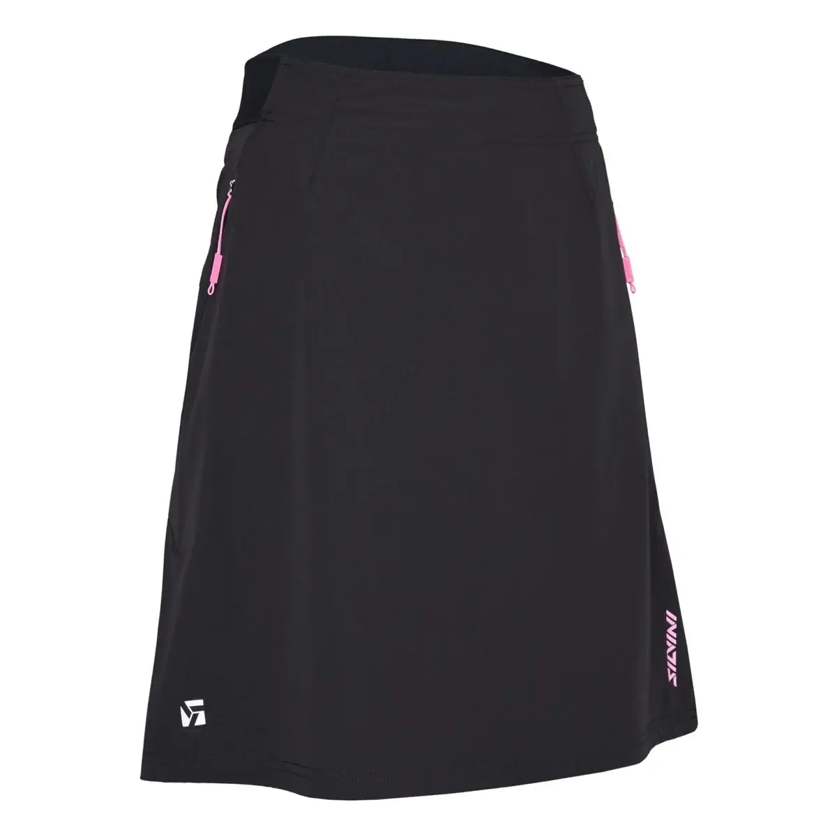 Silvini Dámska sukňa Silvini WS2640 Gonnia black