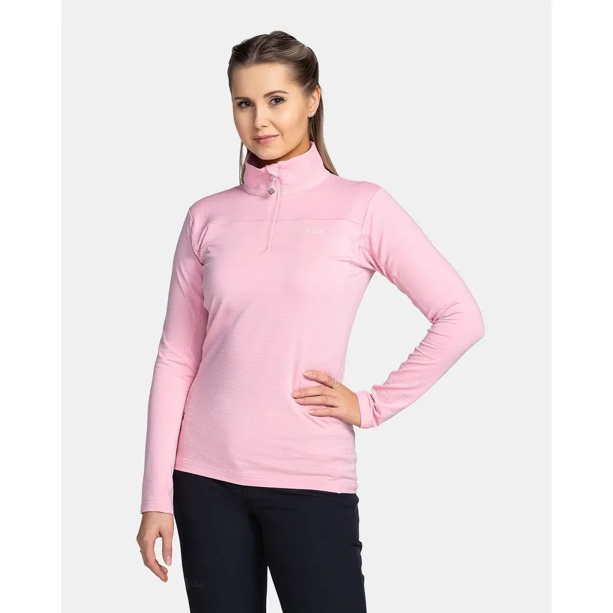 Kilpi Dámska technická mikina Kilpi Montale-W Light pink