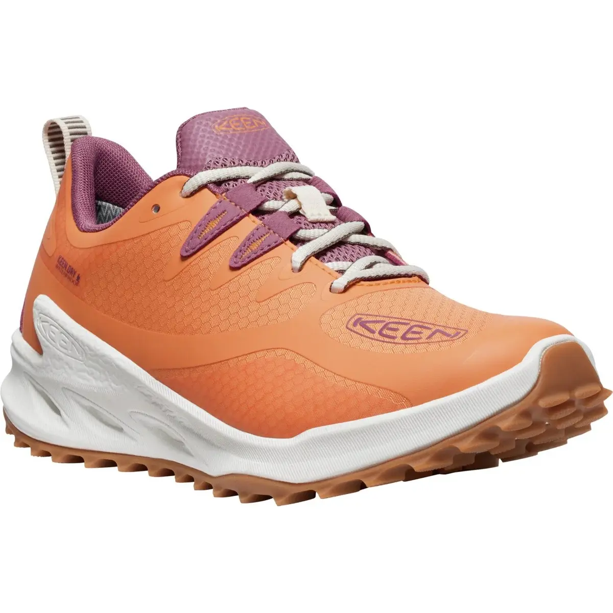 KEEN Dámske nízke topánky KEEN Zionic WP Women tangerine/star white