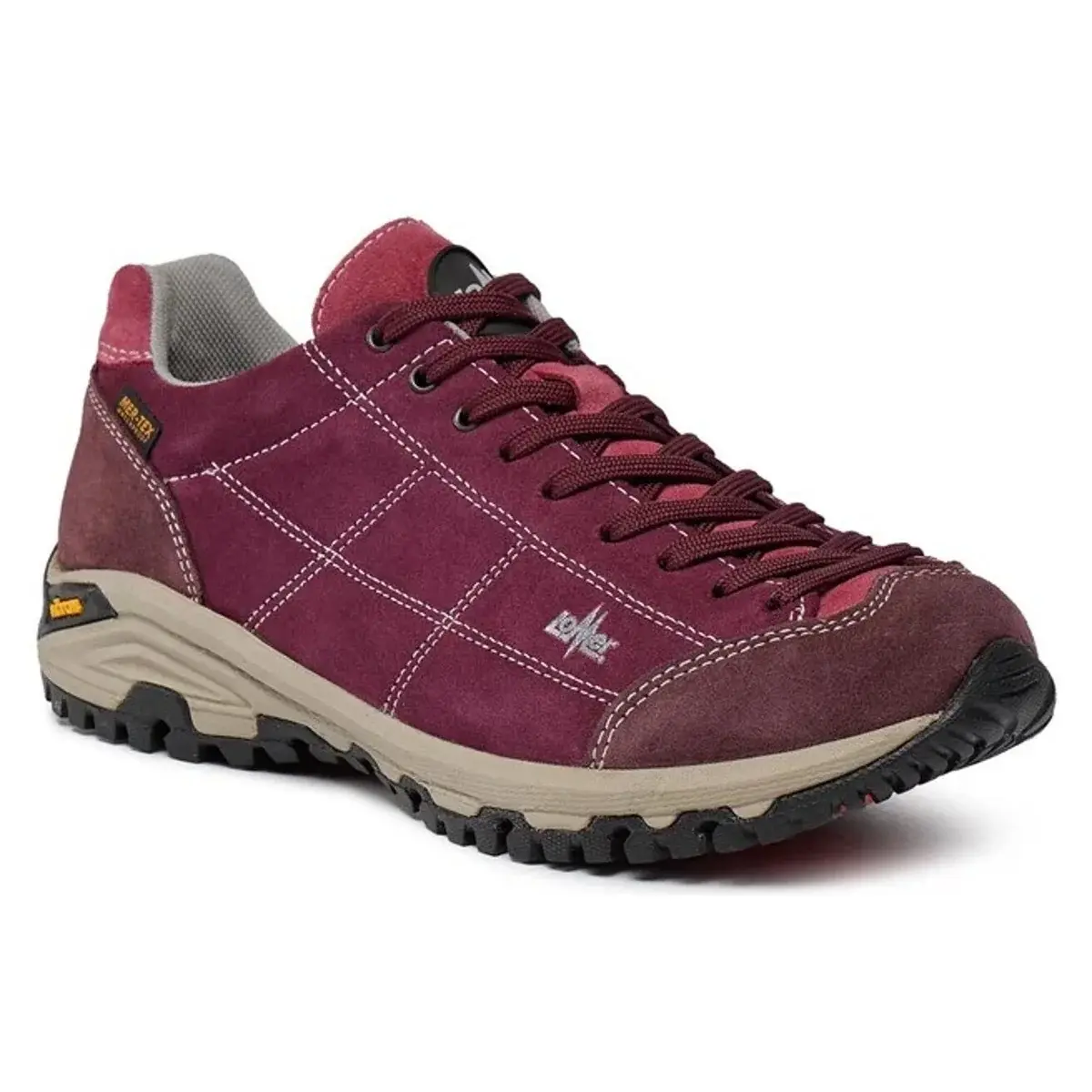 Lomer Dámske topánky Lomer Maipos Suede Cotton cardinal/wine