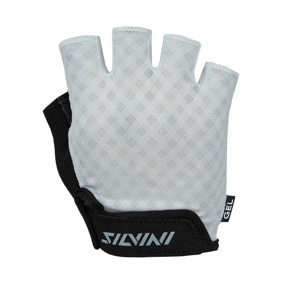 Silvini Dámske cyklistické rukavice Silvini Gaiona light blue-black