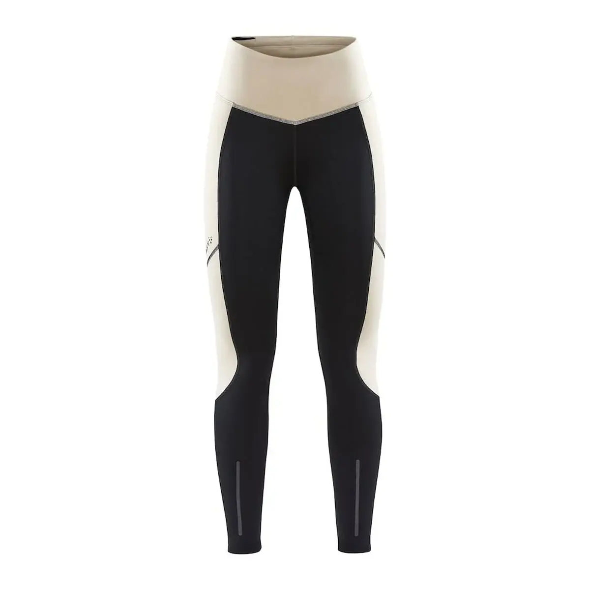 Dámske elastické nohavice Craft ADV Essence Warm Tights Čierna s béžovou
