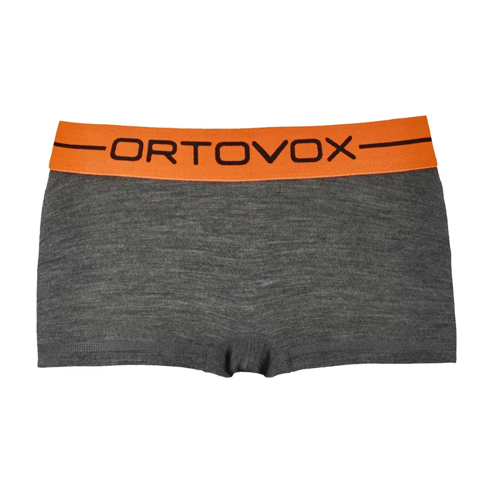 Ortovox Dámske funkčné nohavičky Ortovox W's 185 Rock'n'Wool Hot Pants Grey Blend