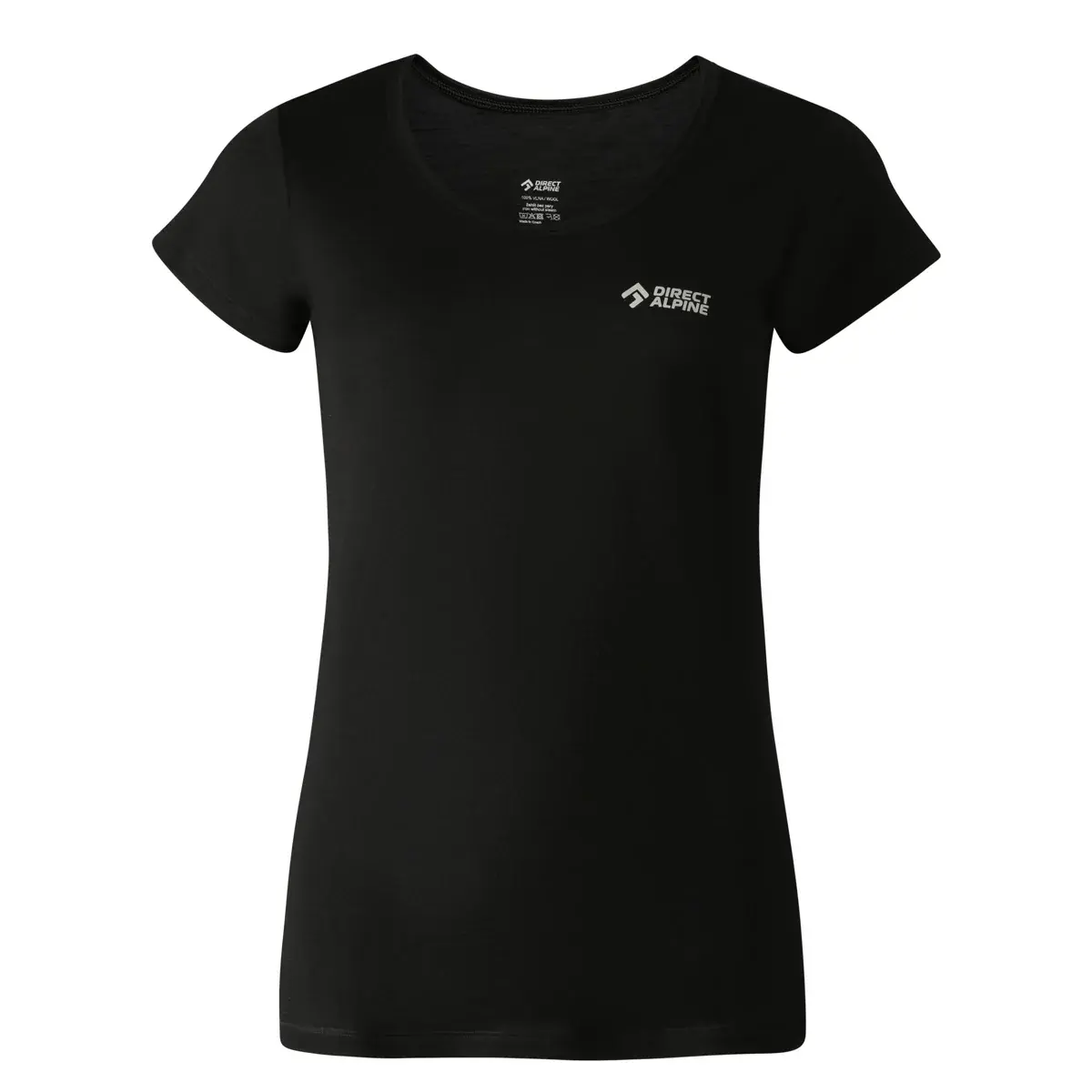 Direct Alpine Dámske funkčné merino tričko Direct Alpine FURRY LADY black (DA big font)