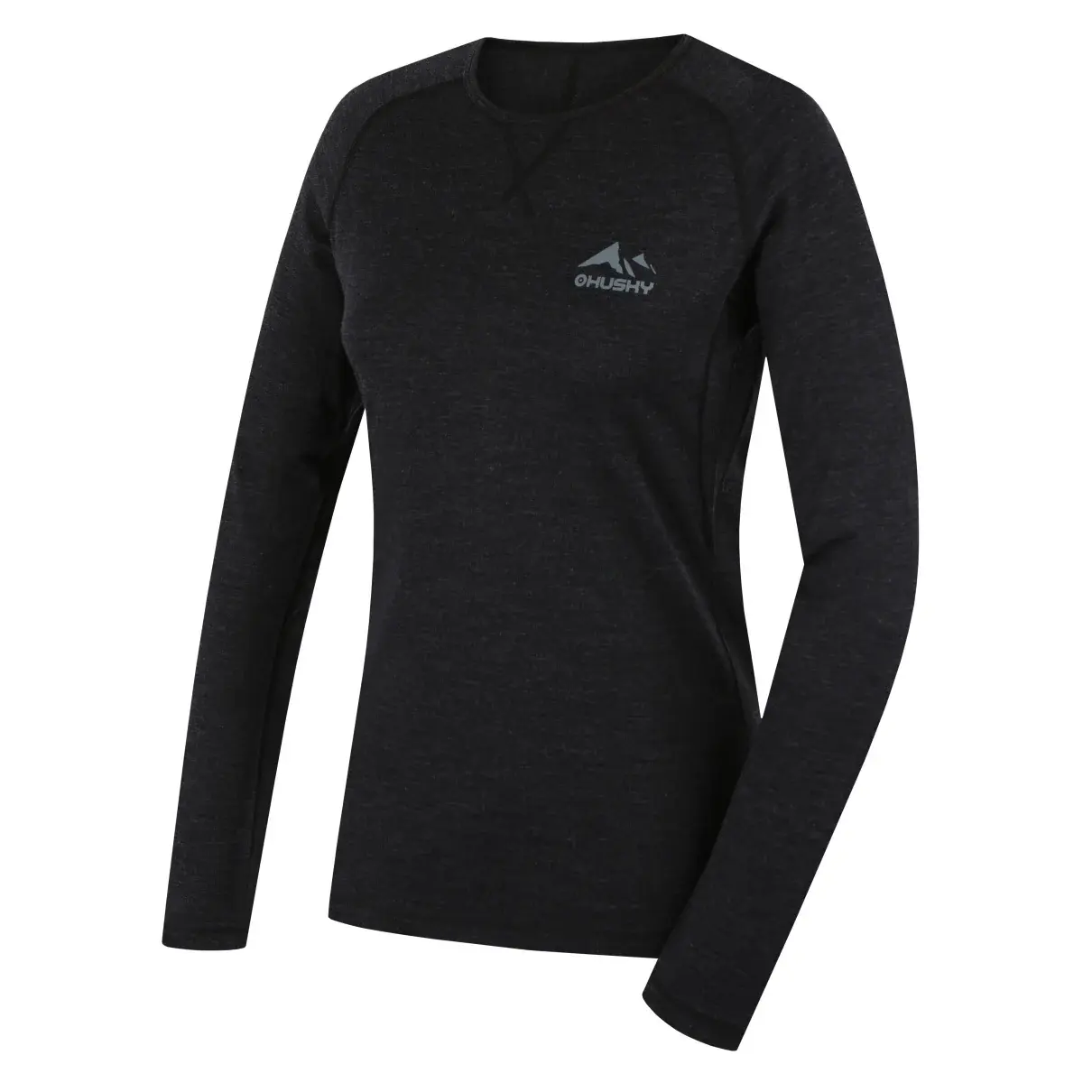 Dámske funkčné merino tričko Husky Merow L black
