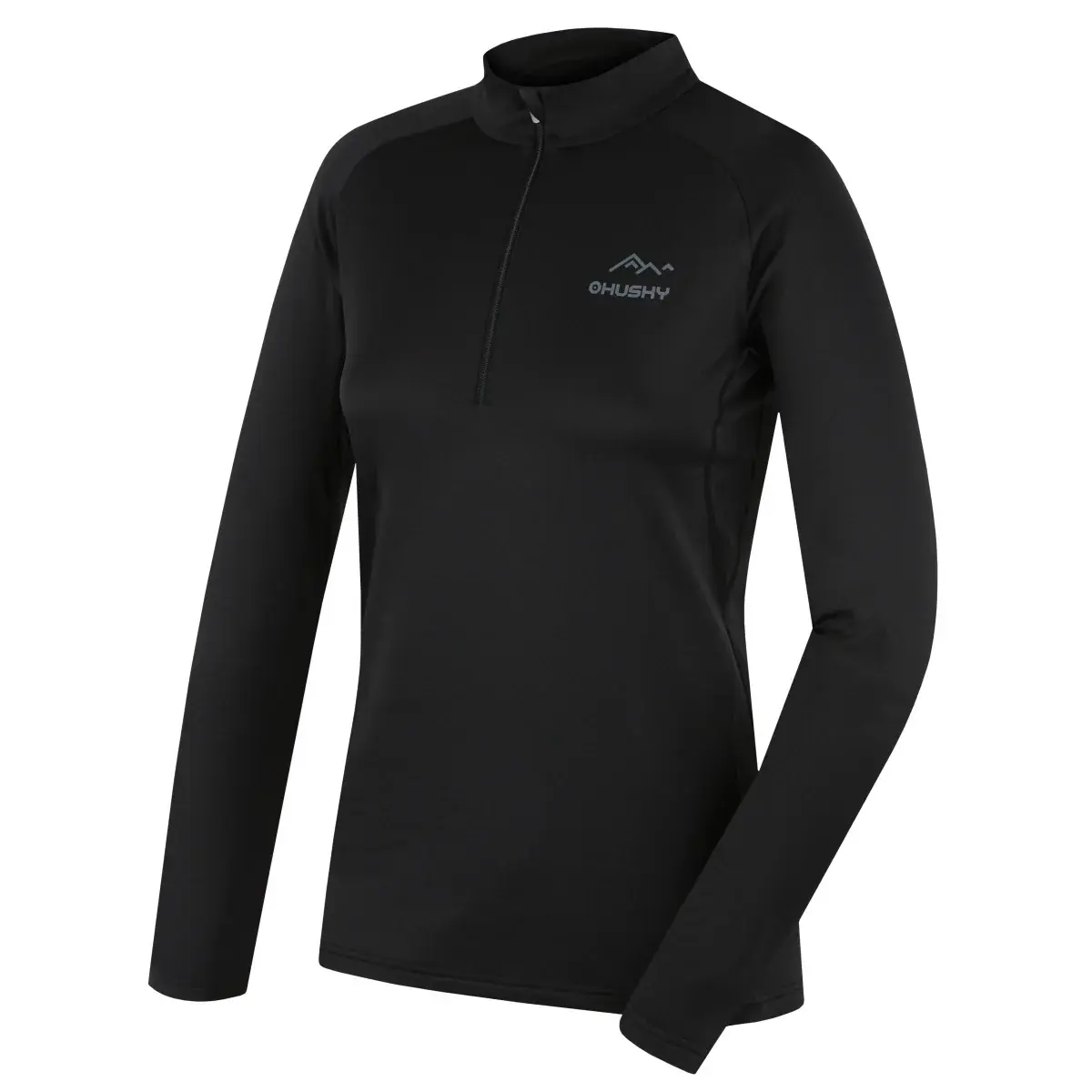 Husky Dámske funkčné tričko Husky Tromi Zip L black