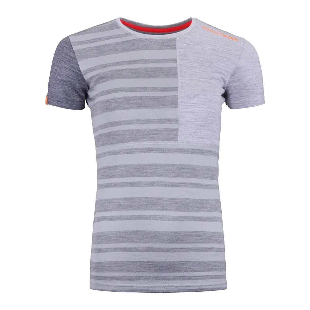 Ortovox Dámske funkčné tričko Ortovox W's 185 Rock'n'Wool Short Sleeve Grey Blend