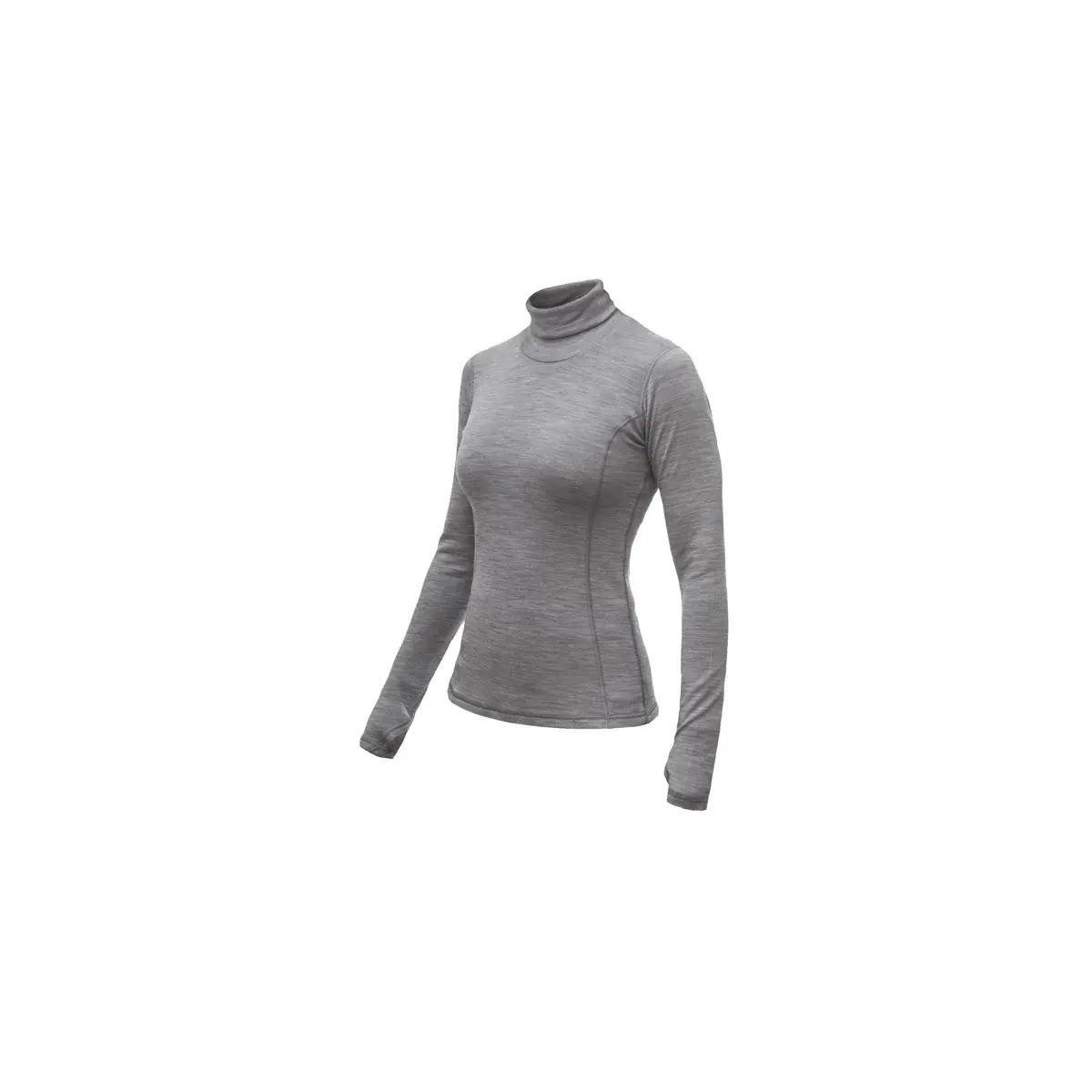 Sensor Dámske funkčné tričko s dlhým rukávom Sensor Merino Bold Roll Neck Sivá