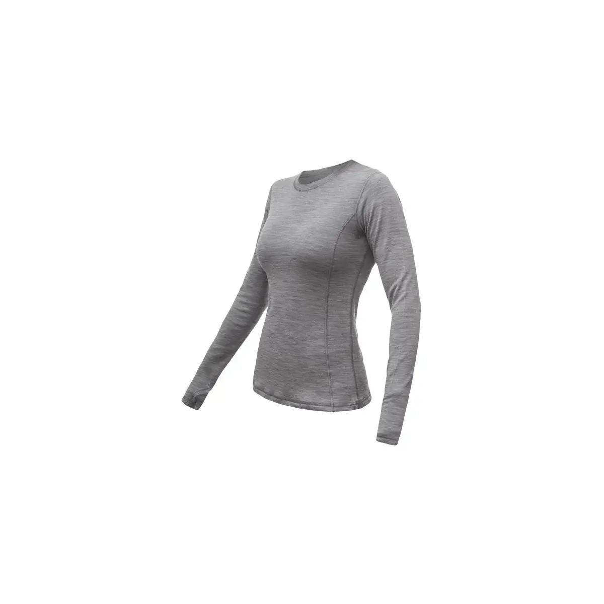 Sensor Dámske funkčné tričko s dlhým rukávom Sensor Merino Bold Sivá