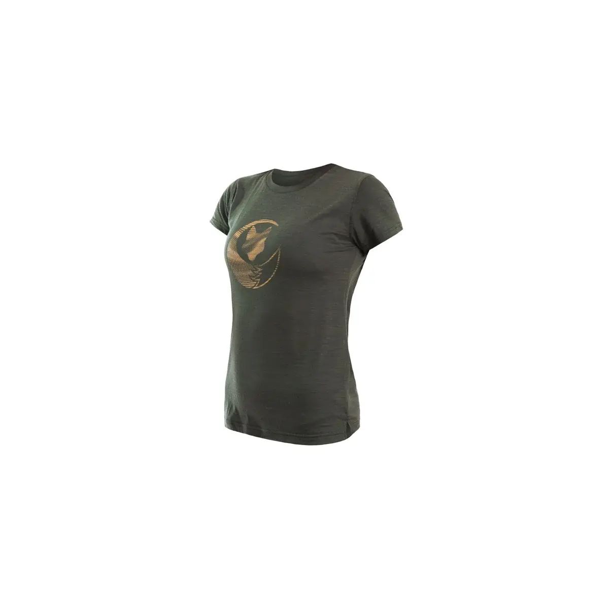 Sensor Dámske funkčné tričko Sensor Merino Air Fox Olive green