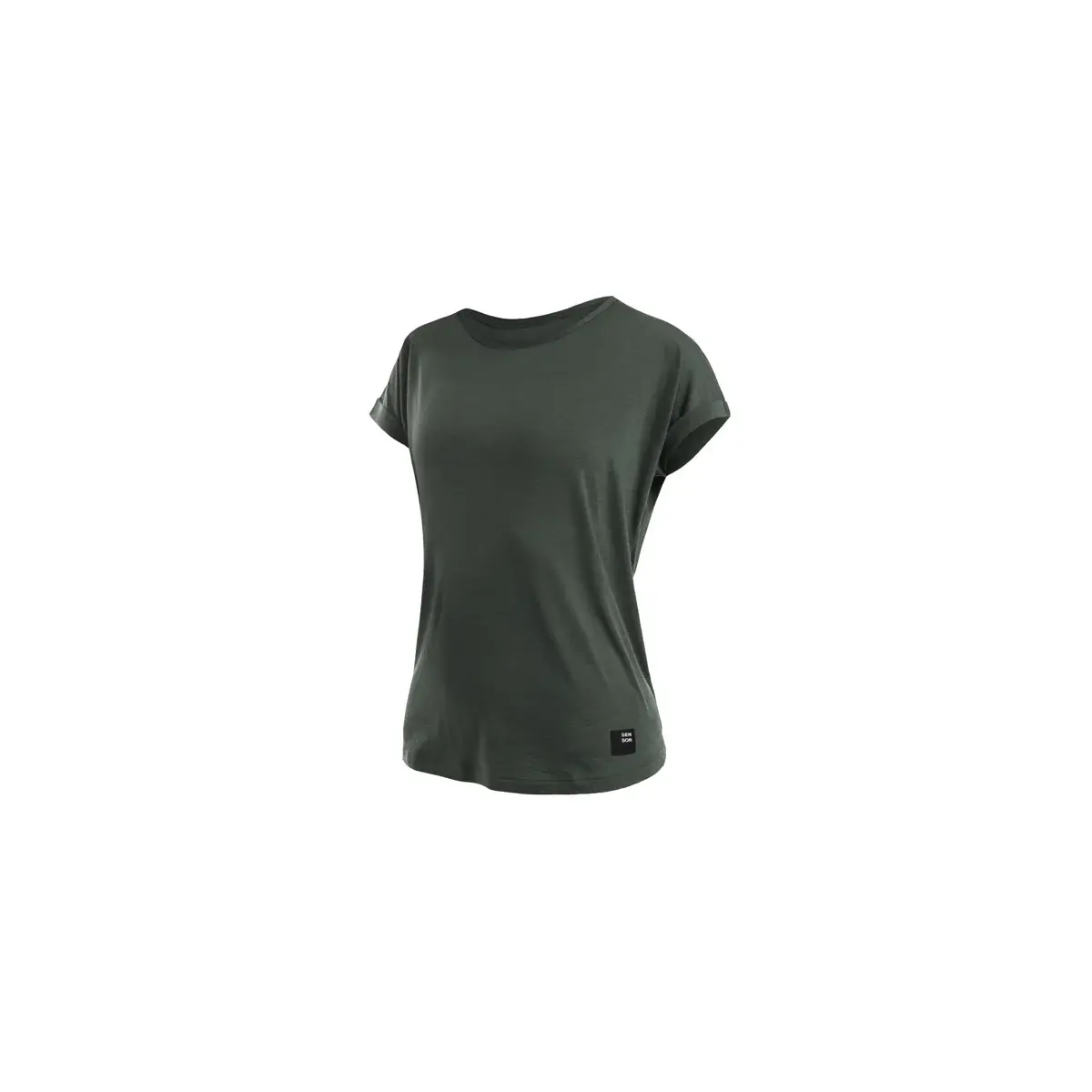 Sensor Dámske funkčné tričko Sensor Merino Air Traveller Olive green