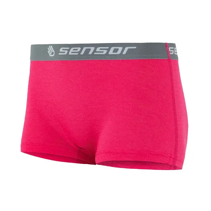 Sensor Dámske nohavičky s nohavičkou Sensor Merino Active magenta