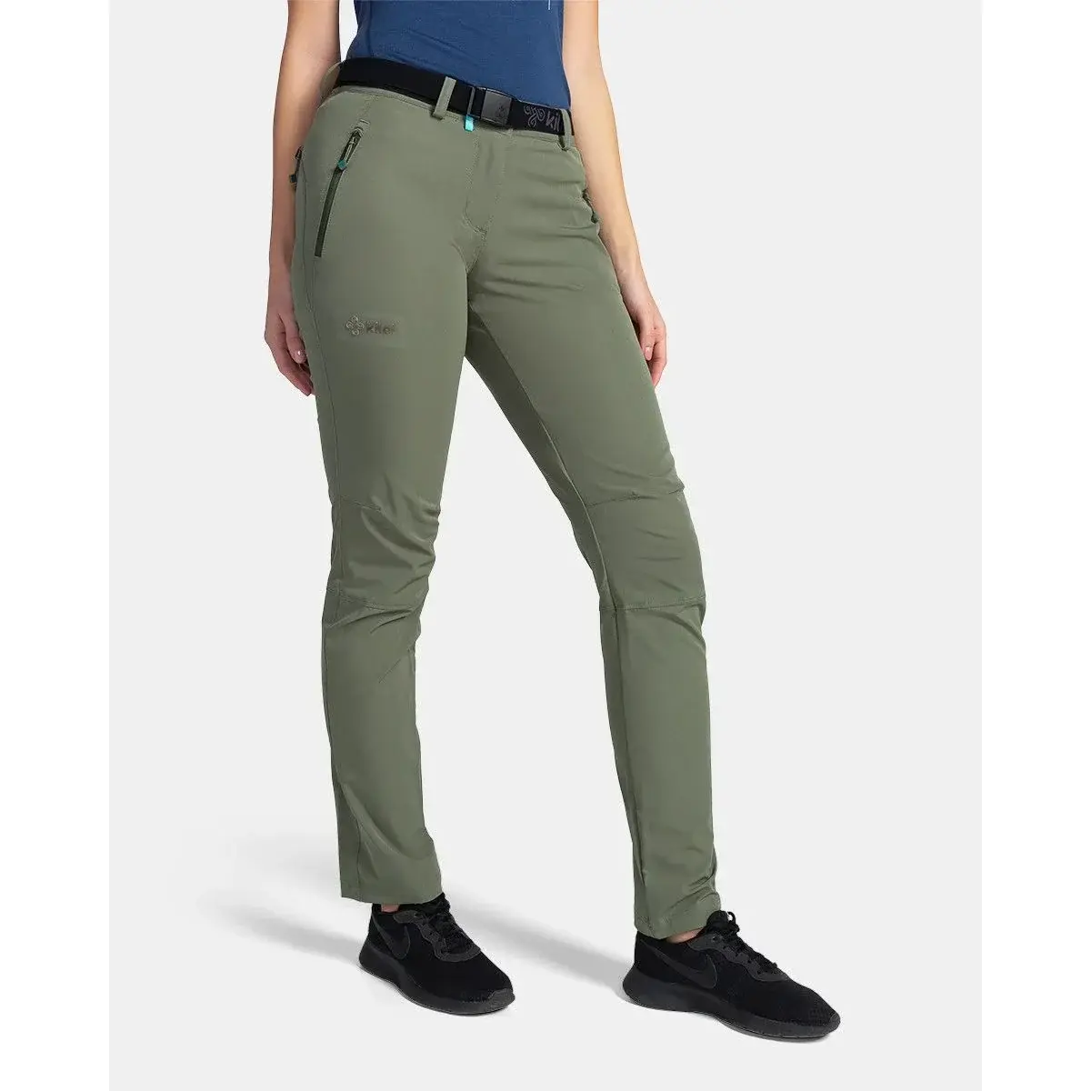 Kilpi Dámske outdoorové nohavice Kilpi BELVELA-W khaki 42 Short