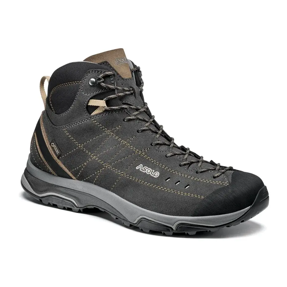 Dámske členkové topánky Asolo Nucleon Mid GV MM graphite/brown/A921