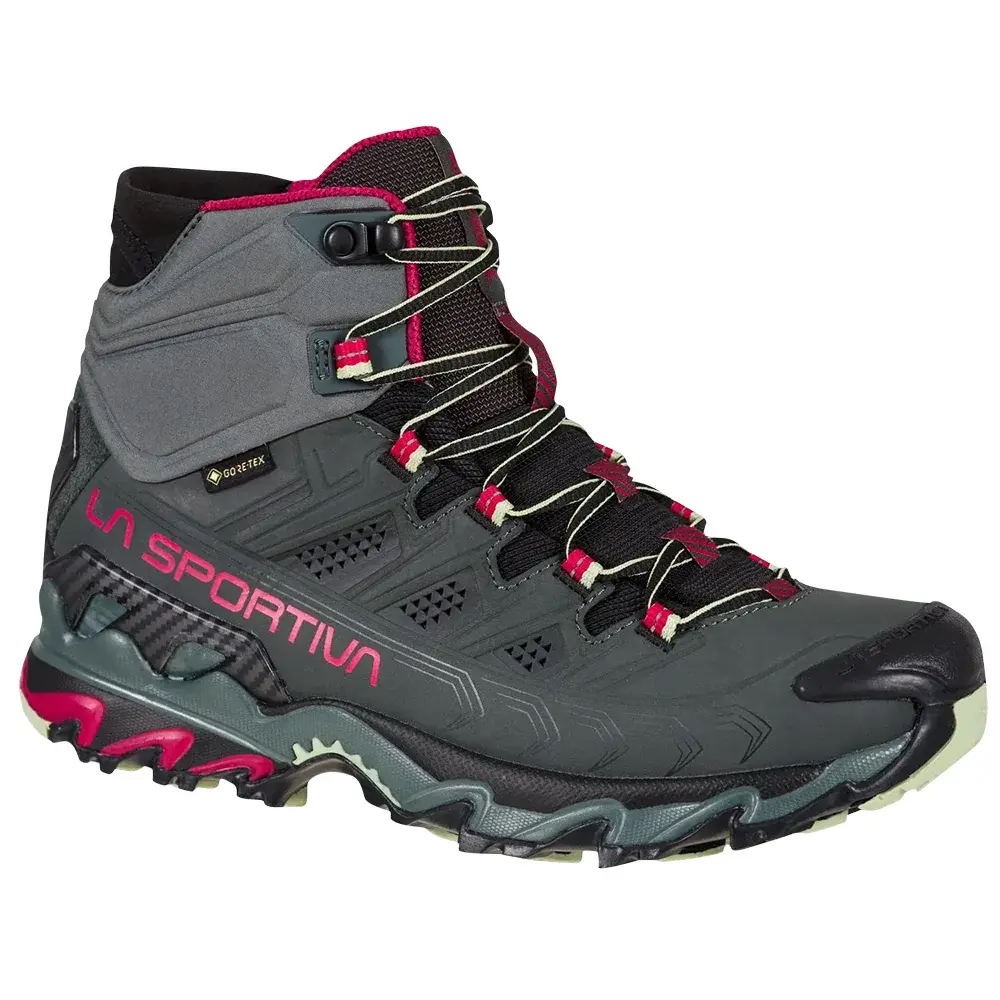 La Sportiva Dámske členkové topánky La Sportiva Ultra Raptor II Mid Leather Wide GTX charcoal/cerise