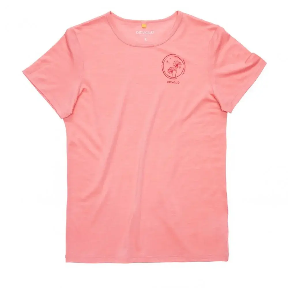 Devold Dámske merino tričko Devold Active "Spring" Tee WMN apricot